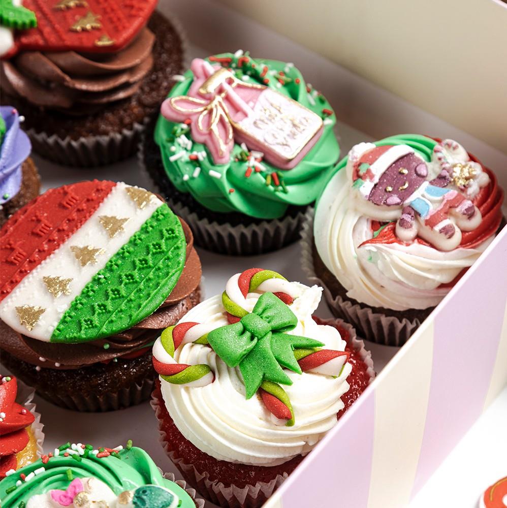 2 Boyutlu Yılbaşı Özel Cupcake