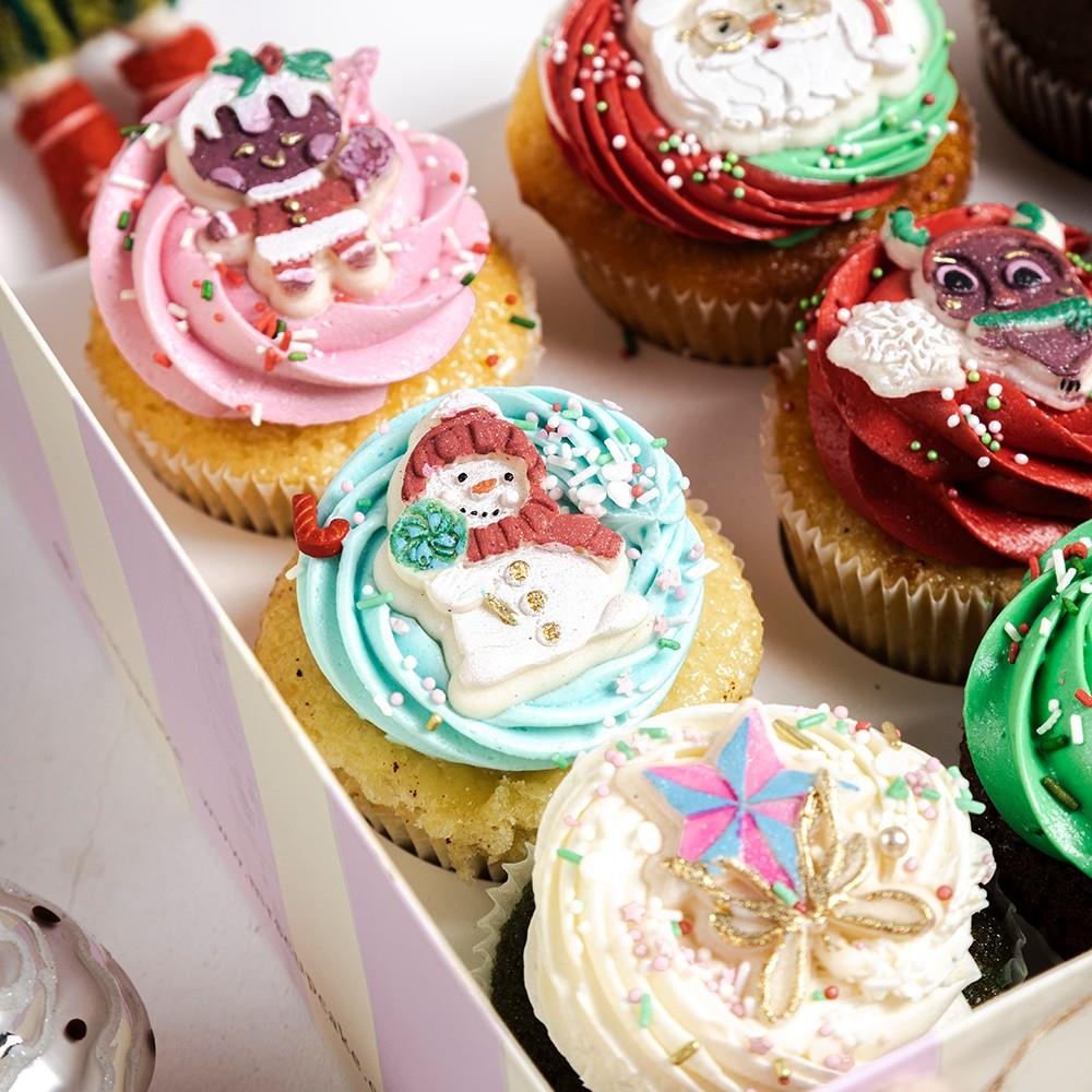 2 Boyutlu Yılbaşı Özel Cupcake