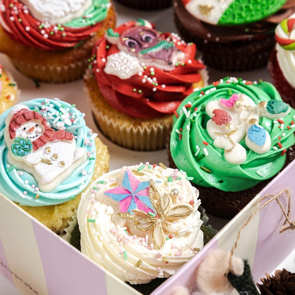 2 Boyutlu Yılbaşı Özel Cupcake
