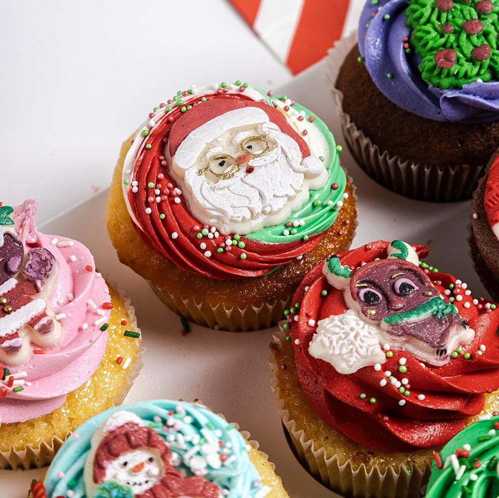 2 Boyutlu Yılbaşı Özel Cupcake