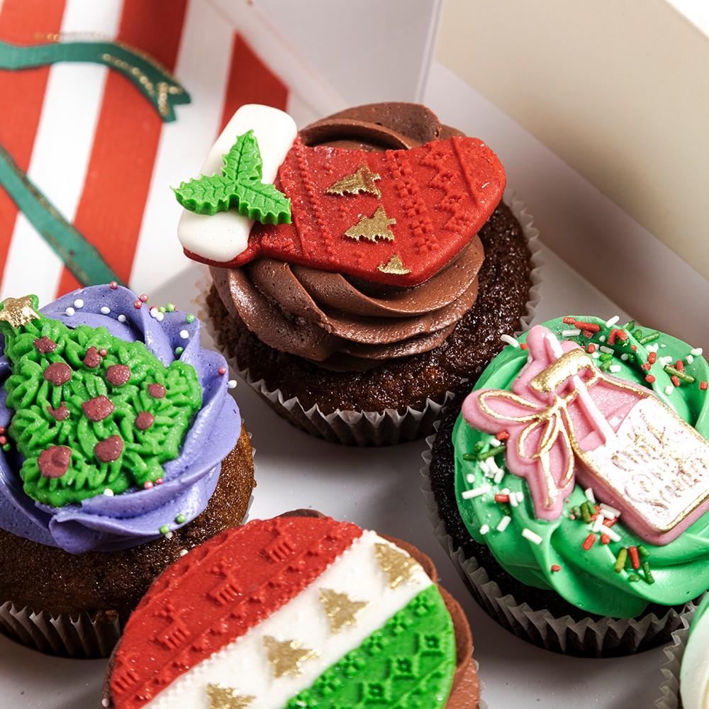 2 Boyutlu Yılbaşı Özel Cupcake