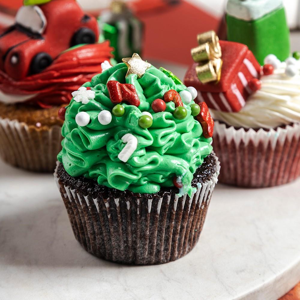 3 Boyutlu Yılbaşı Özel Cupcake