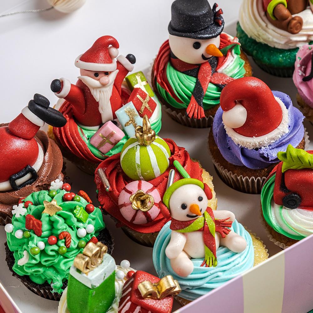 3 Boyutlu Yılbaşı Özel Cupcake