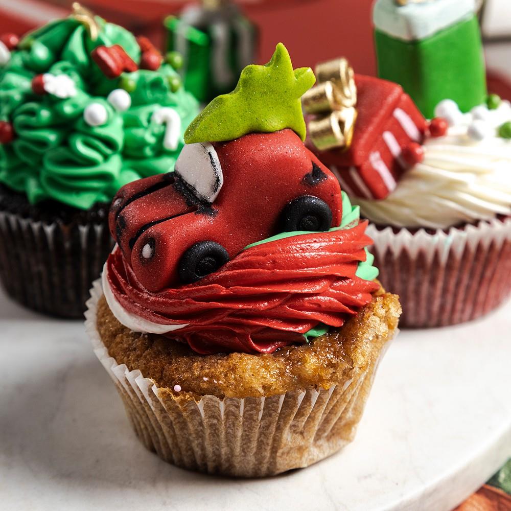 3 Boyutlu Yılbaşı Özel Cupcake