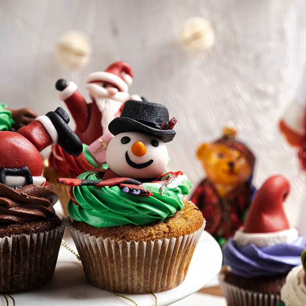 3 Boyutlu Yılbaşı Özel Cupcake
