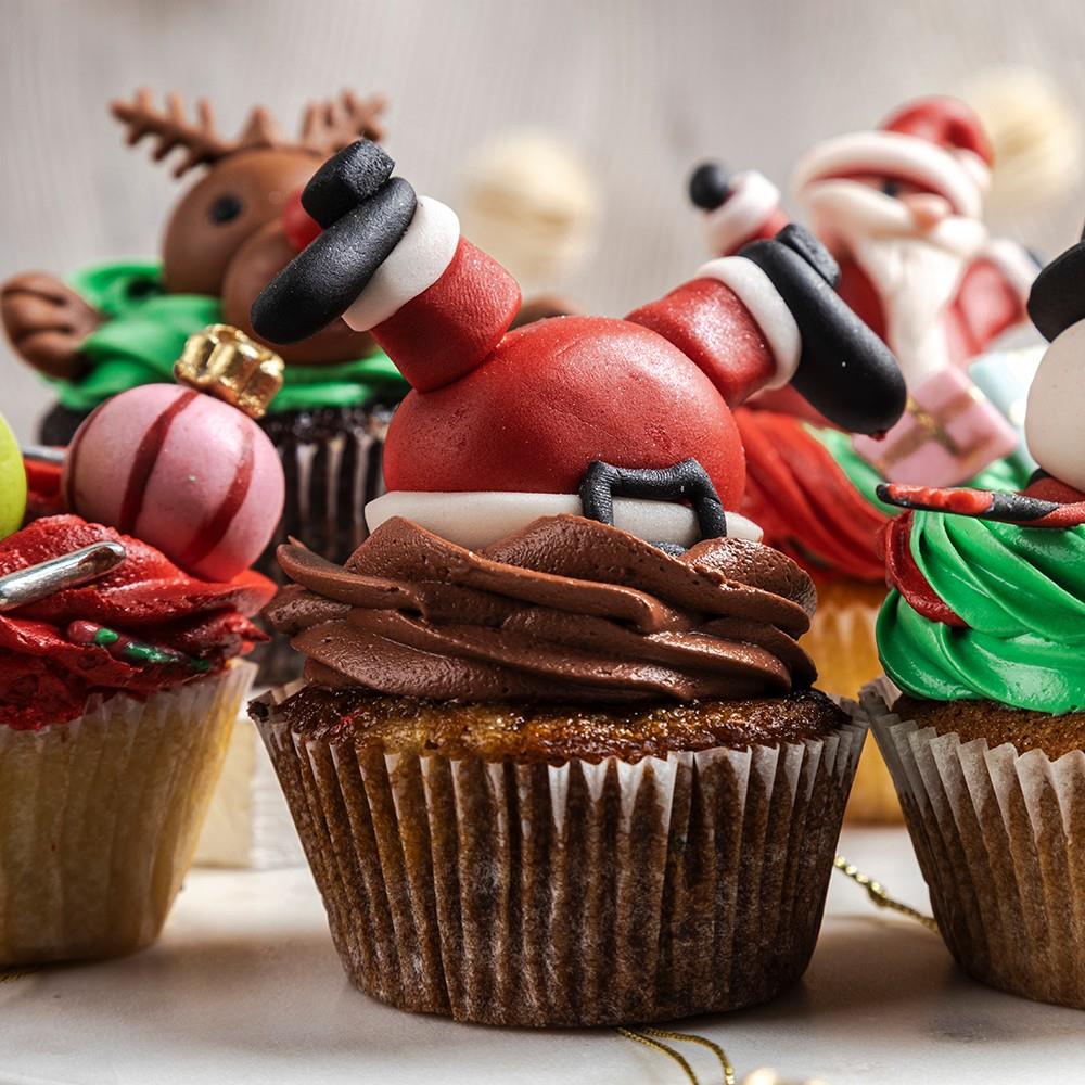3 Boyutlu Yılbaşı Özel Cupcake