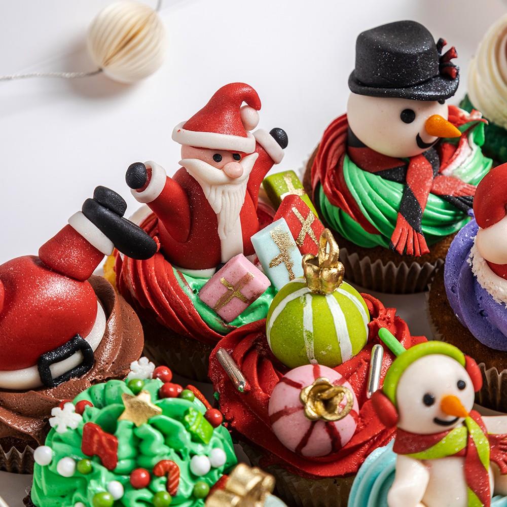 3 Boyutlu Yılbaşı Özel Cupcake