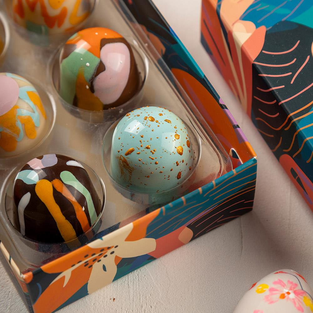 Paskalya (Easter) Bayramına Özel Tasarım 8'li Bonbon Çikolata Kutusu
