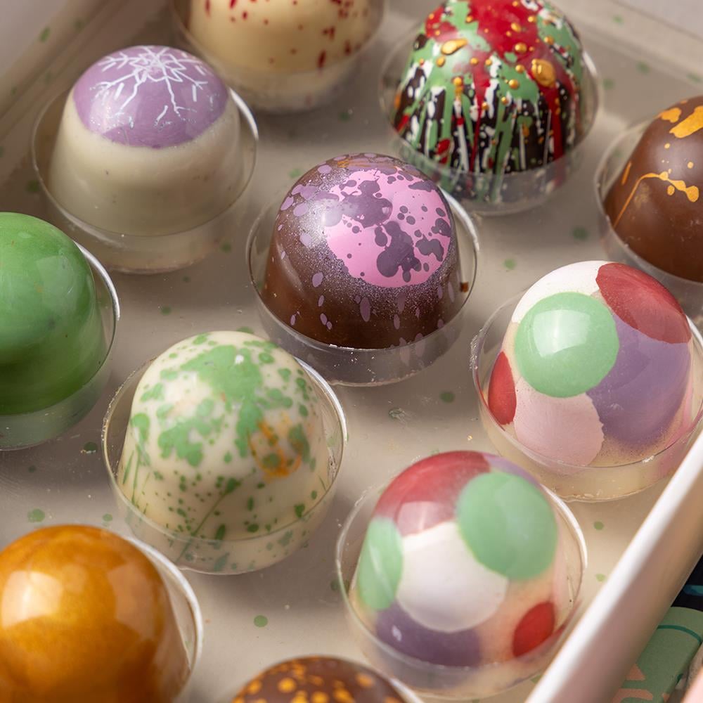 Yılbaşı Özel 12'lü Bonbon Çikolata Kutusu