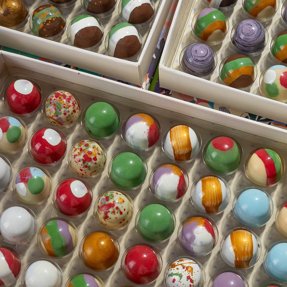 Yılbaşı Özel 54'lü Bonbon Çikolata Kutusu