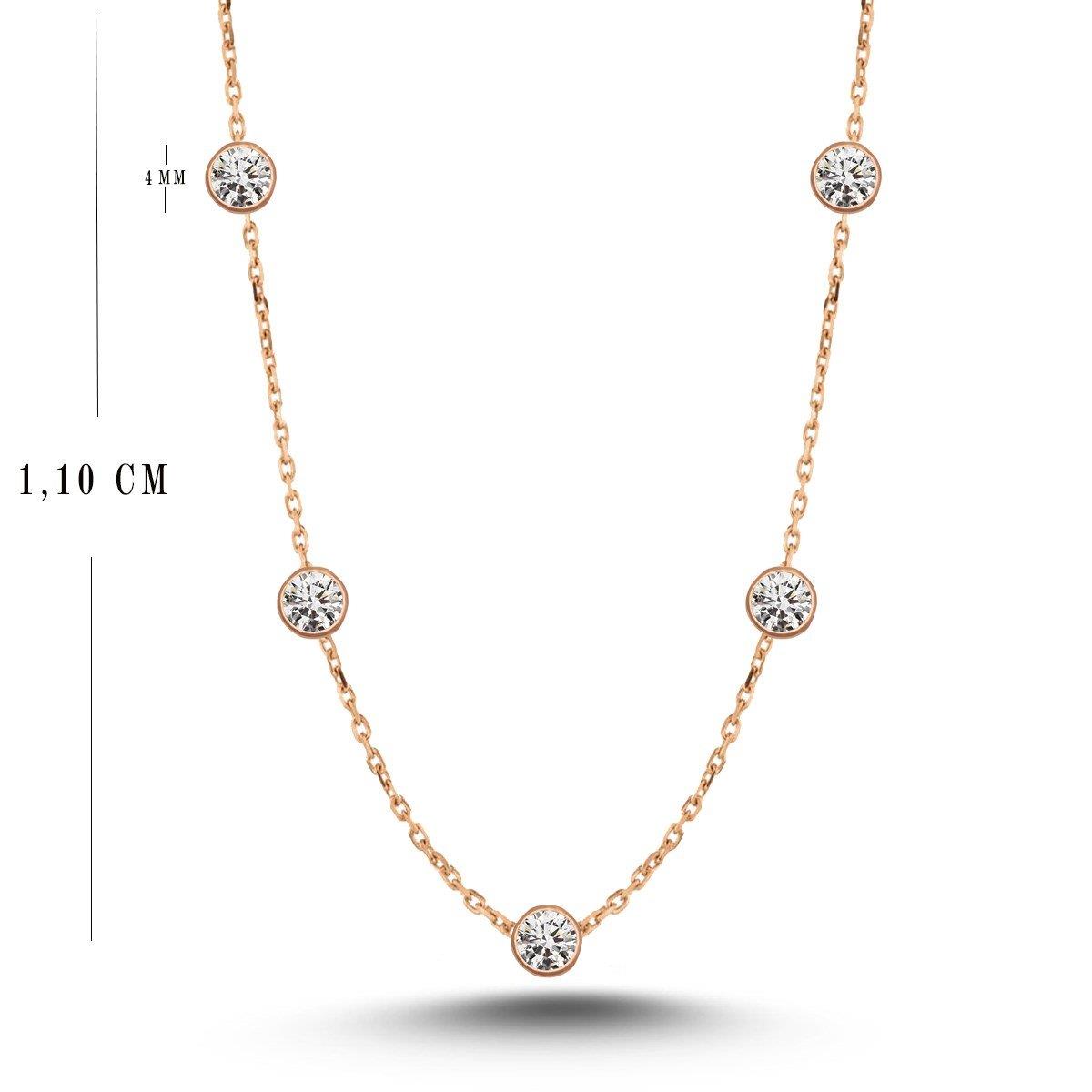4 MM 1.10 CM TİFFANY KOLYE