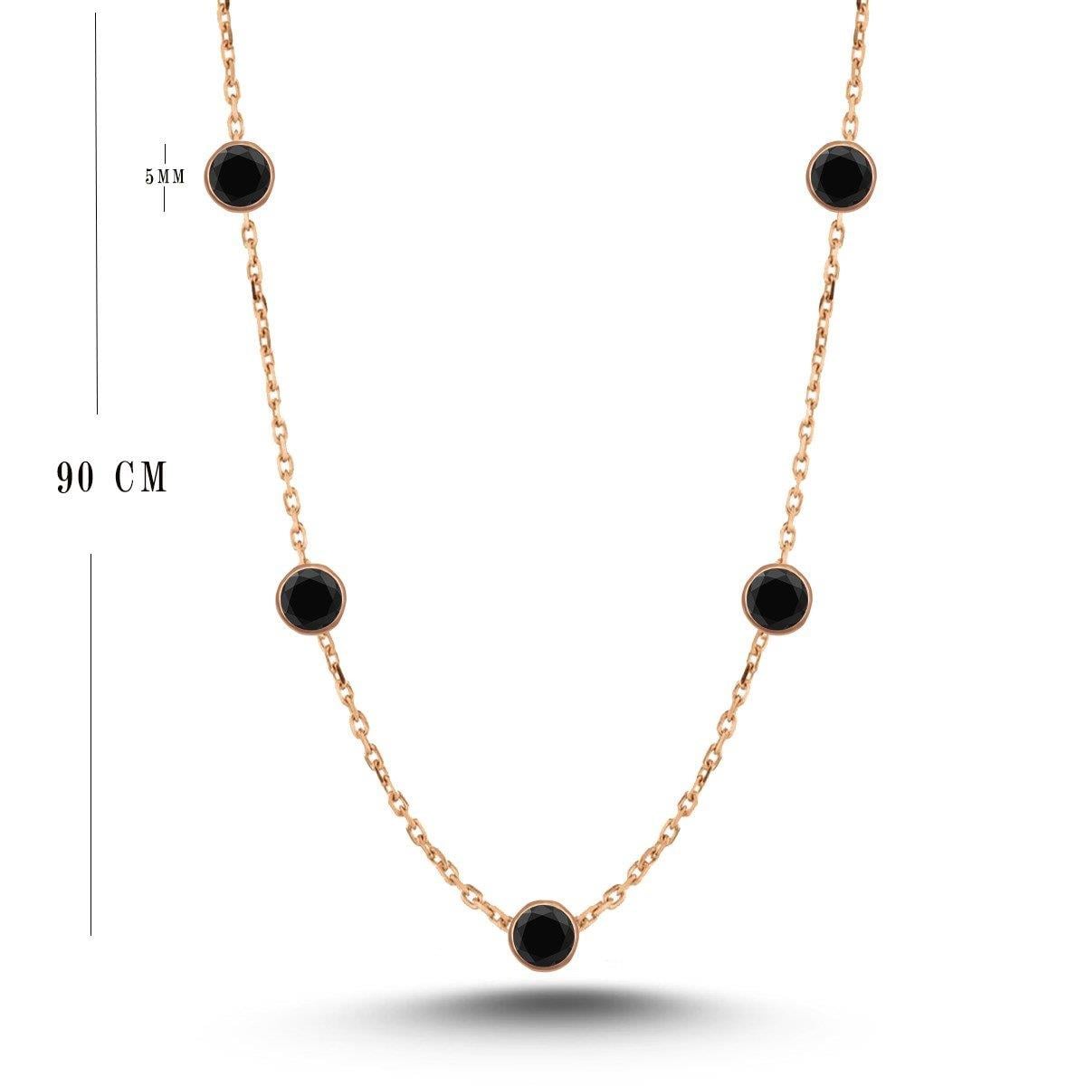 5 MM 90 CM TİFFANY KOLYE