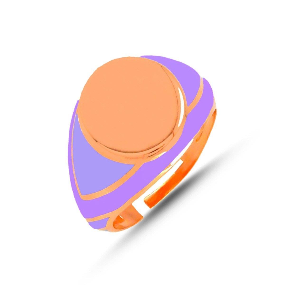 OVAL MİNELİ YÜZÜK