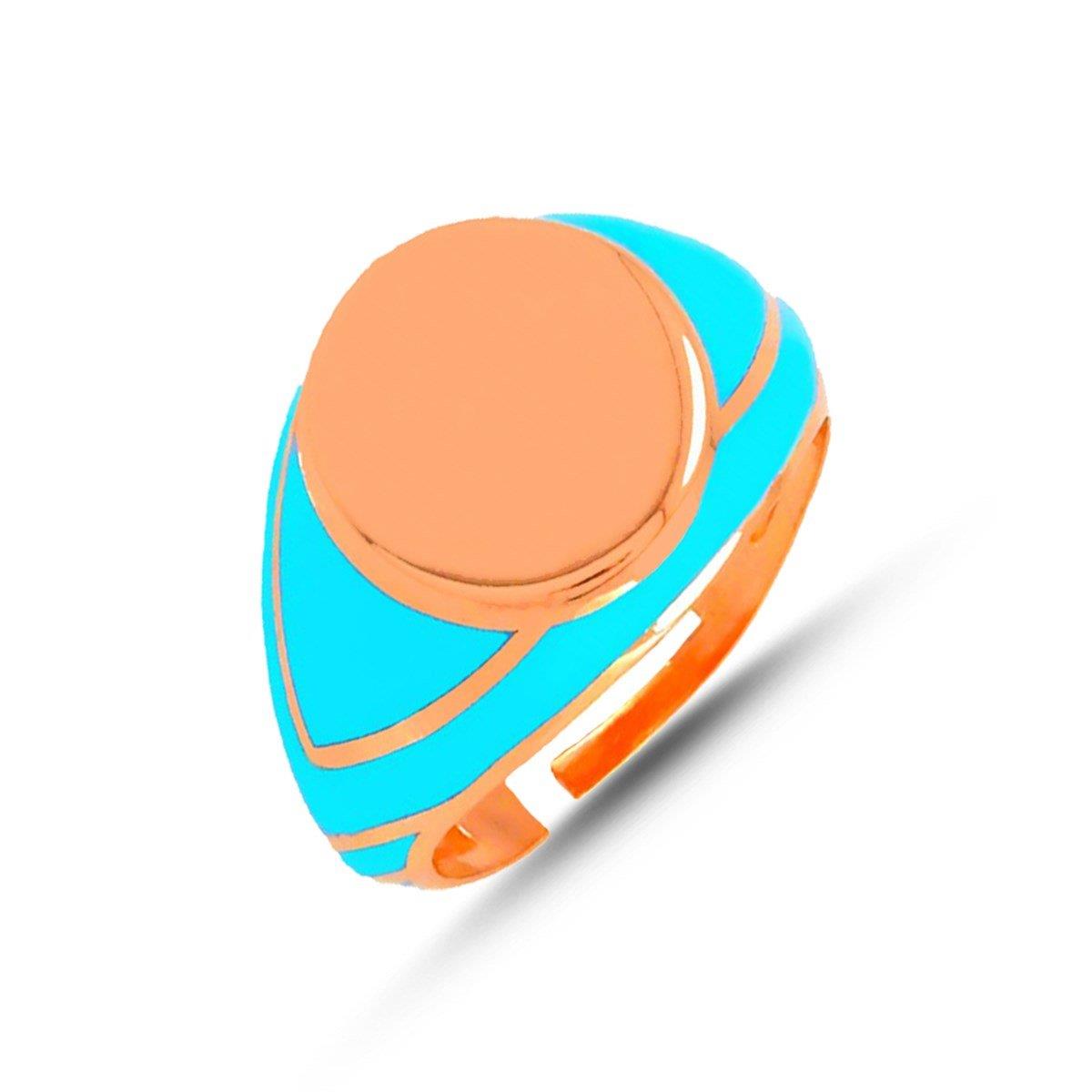 OVAL MİNELİ YÜZÜK