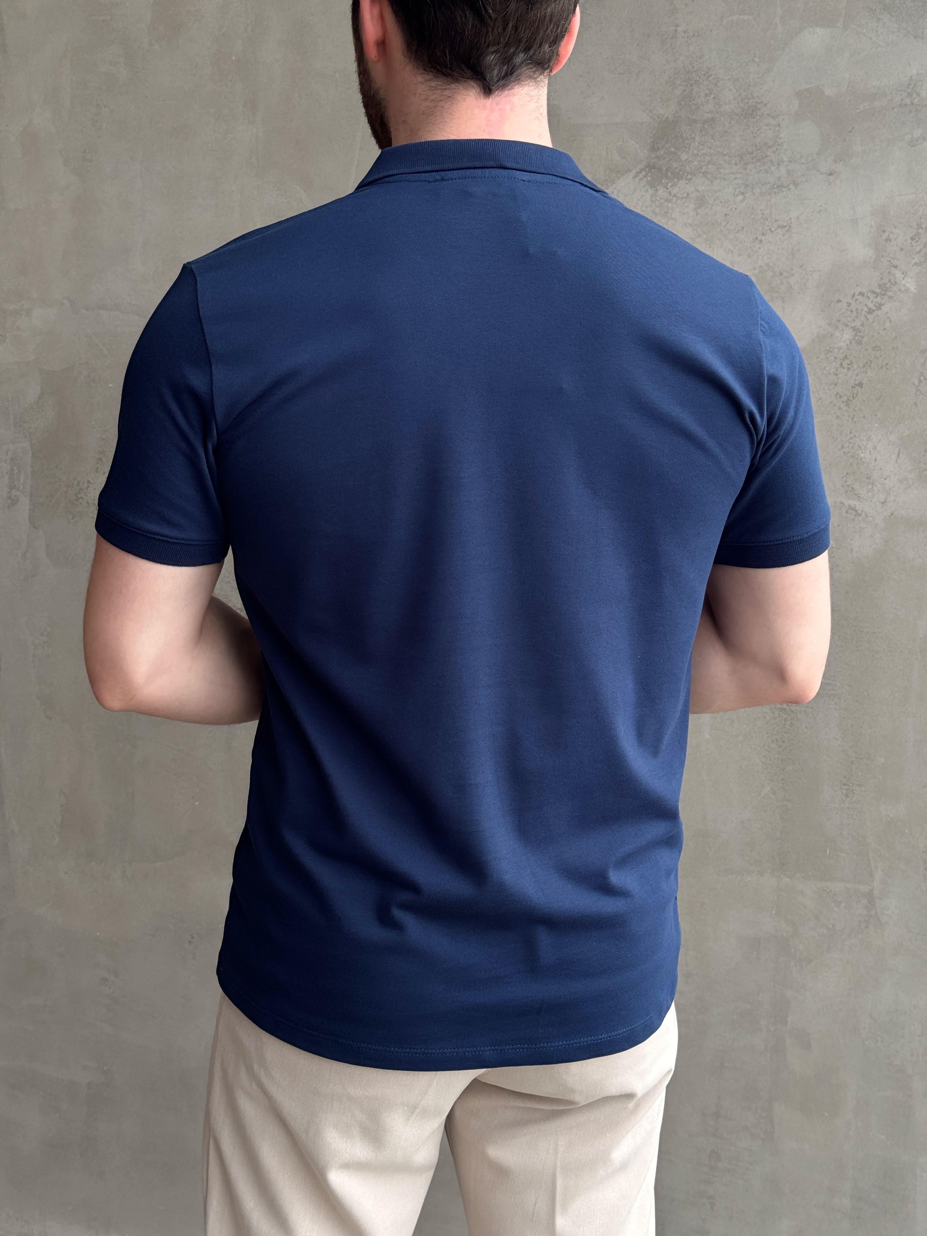 Erkek Ketench Özel Koleksiyon Regular Fit %100 Pamuk Pat Yaka T-Shirt-Lacivert(E1638)Ketench