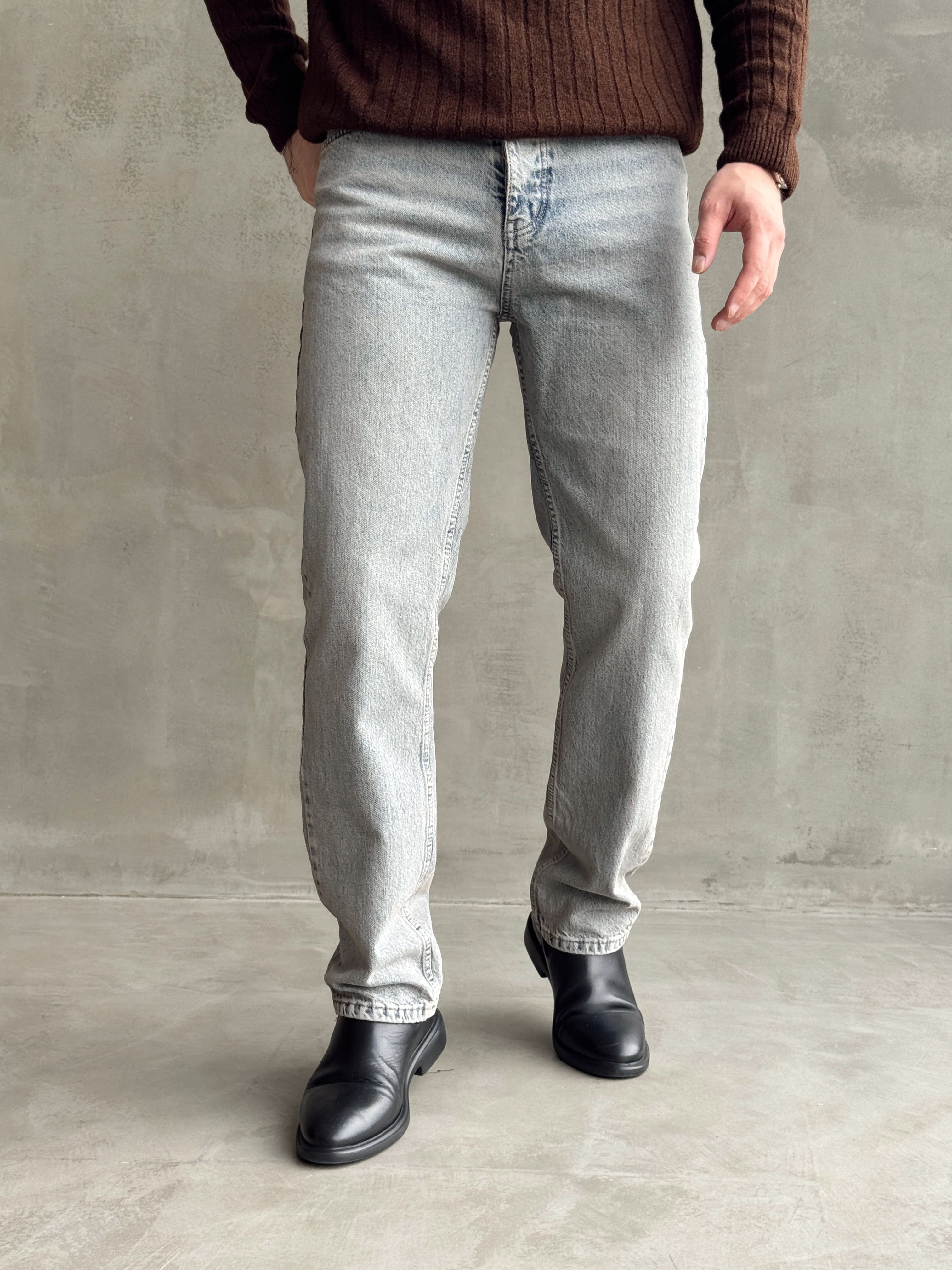 Erkek Premium Kalite Likralı Baggy Kalıp Denim Jean-Bakır(E1750) TD:1185Ketench