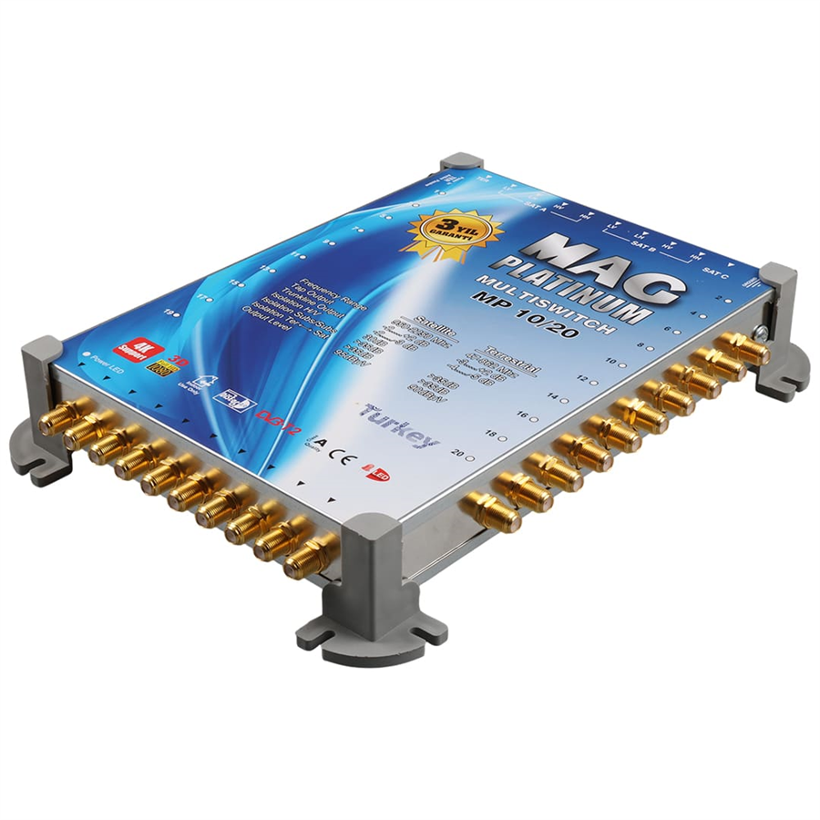 10*20 Sonlu/Kaskatlı Swıtchlı Uydu Santrali Mag Platınum Fiyatı - Merter Elektronik