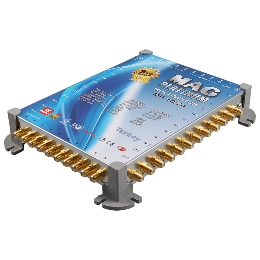 10*24 Sonlu/Kaskatlı Swıtchlı Uydu Santrali Mag Platınum Fiyatı - Merter Elektronik