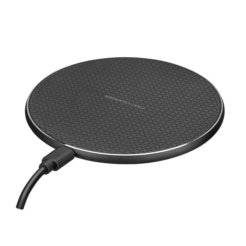 ASONIC AS-W120 HIZLI 10W MASAÜSTÜ SİYAH KABLOSUZ ŞARJ CİHAZI