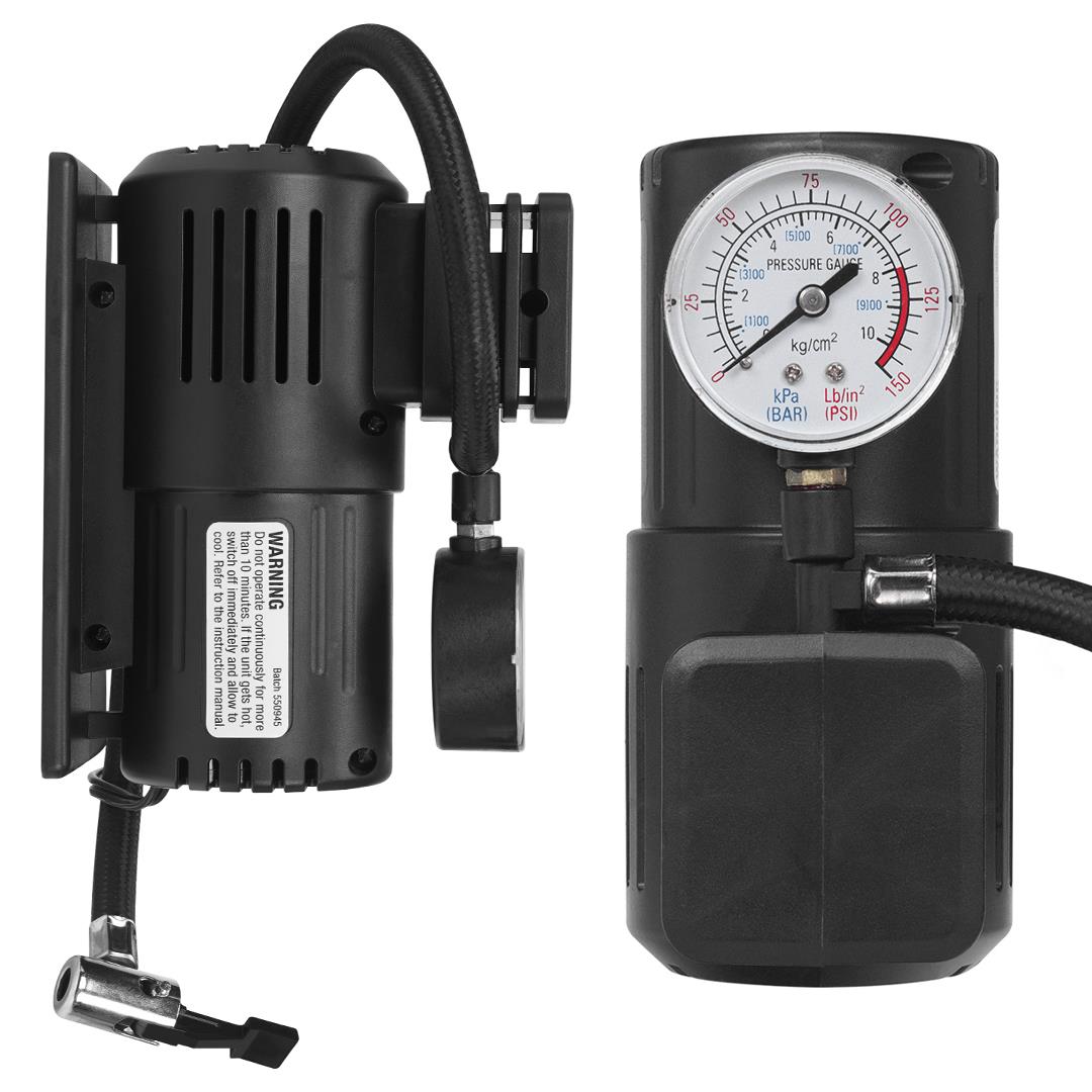 ASONİC HK201 TAŞINABİLİR BİSİKLET - MOTOSİKLET - ARAÇ HAVA KOMPRESÖRÜ 120W 12V ÇAKMAKLIK GİRİŞLİ 150 PSİ