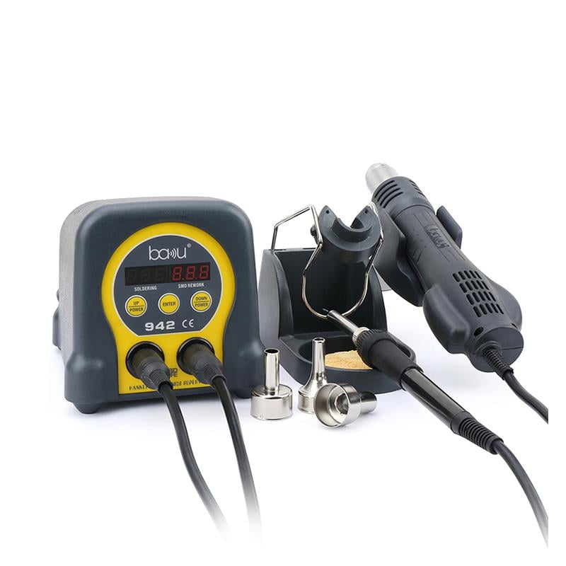 BAKU BA-942 ISI ÜFLEME + HAVYA İSTASYONU (50C-480C*750 WATT)