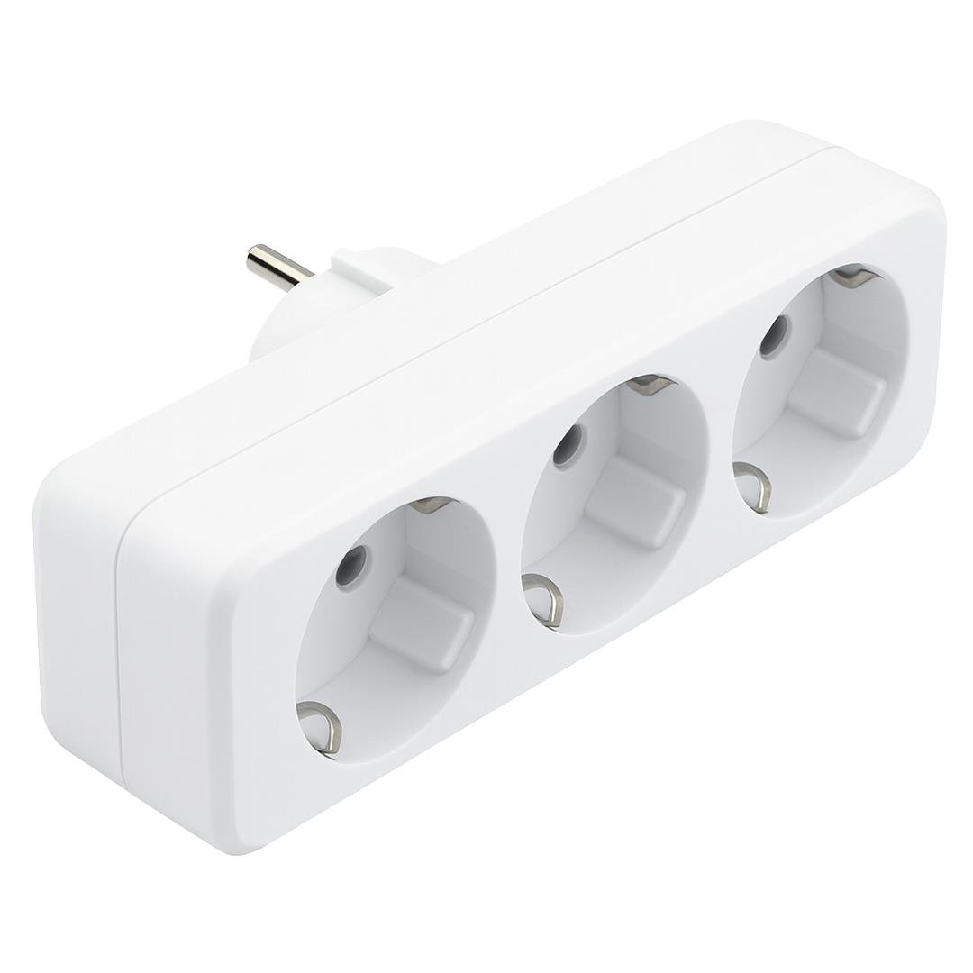 DE-PA DPA-10011 ÜÇLÜ GOLYAT DÜZ FİŞ PRİZ