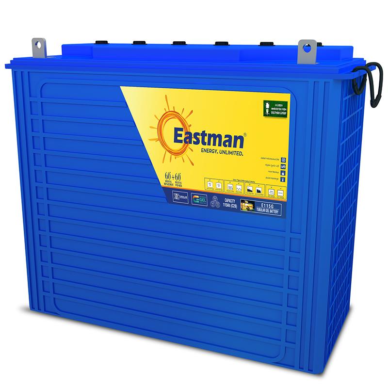 EASTMAN EM200PT 12 VOLT - 200 AMPER TUBULAR JEL TİP AKÜ (445 X 90 X 406 MM)