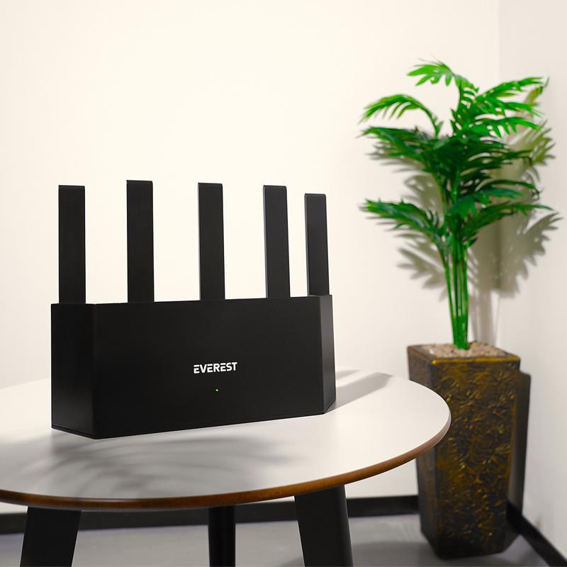 EVEREST EWR-X3000MBPS-V1 AX3000MBPS 1 WAN PORT+ 3 LAN PORT Wİ-Fİ 6 ROUTER