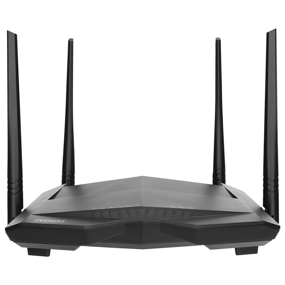 EVEREST SG-V1200 AC1200 DUALBAND WIFI GIGABIT VDSL2/ADSL 4X5DBI MODEM ROUTER