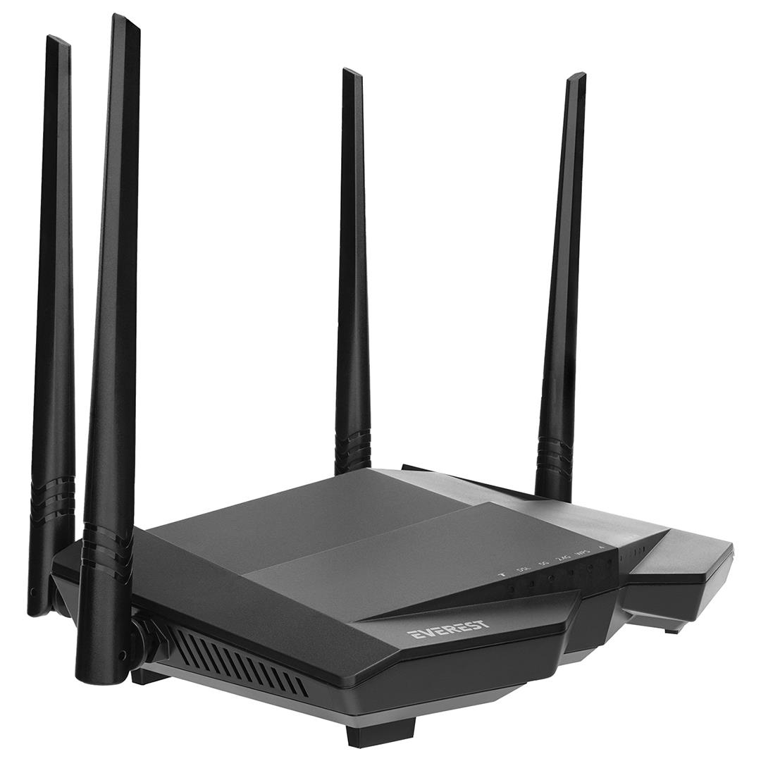 EVEREST SG-V1200 AC1200 DUALBAND WIFI GIGABIT VDSL2/ADSL 4X5DBI MODEM ROUTER