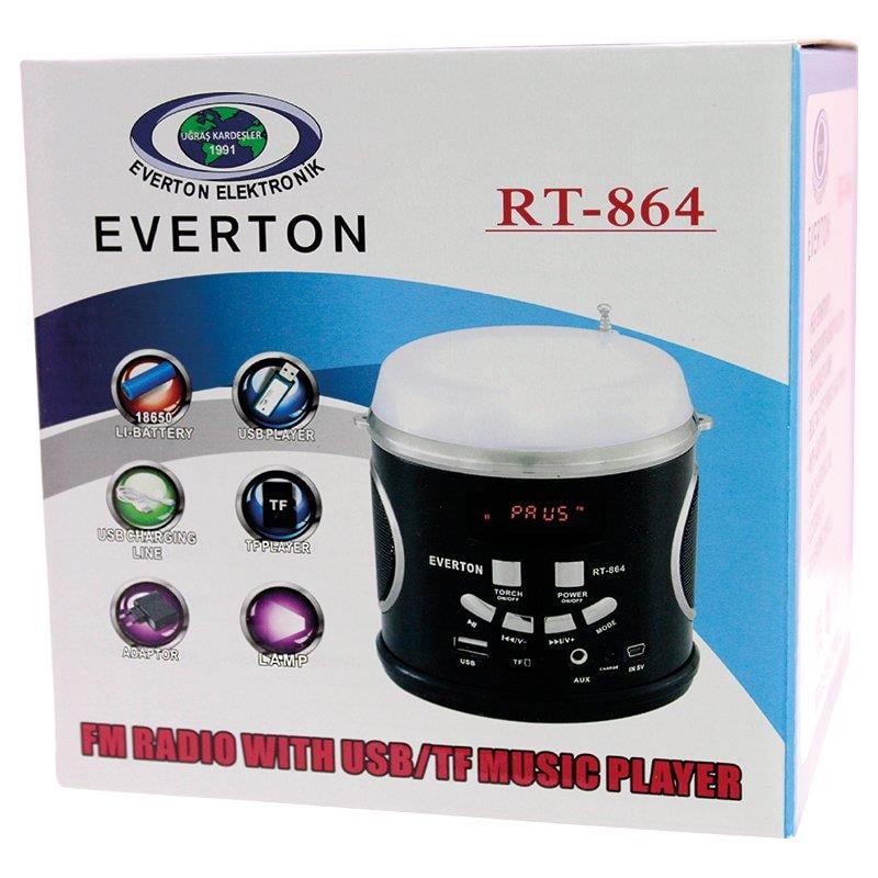EVERTON VT-3094 * RT-864 USB/SD/FM/AW/SW/AUX MÜZİK KUTUSU