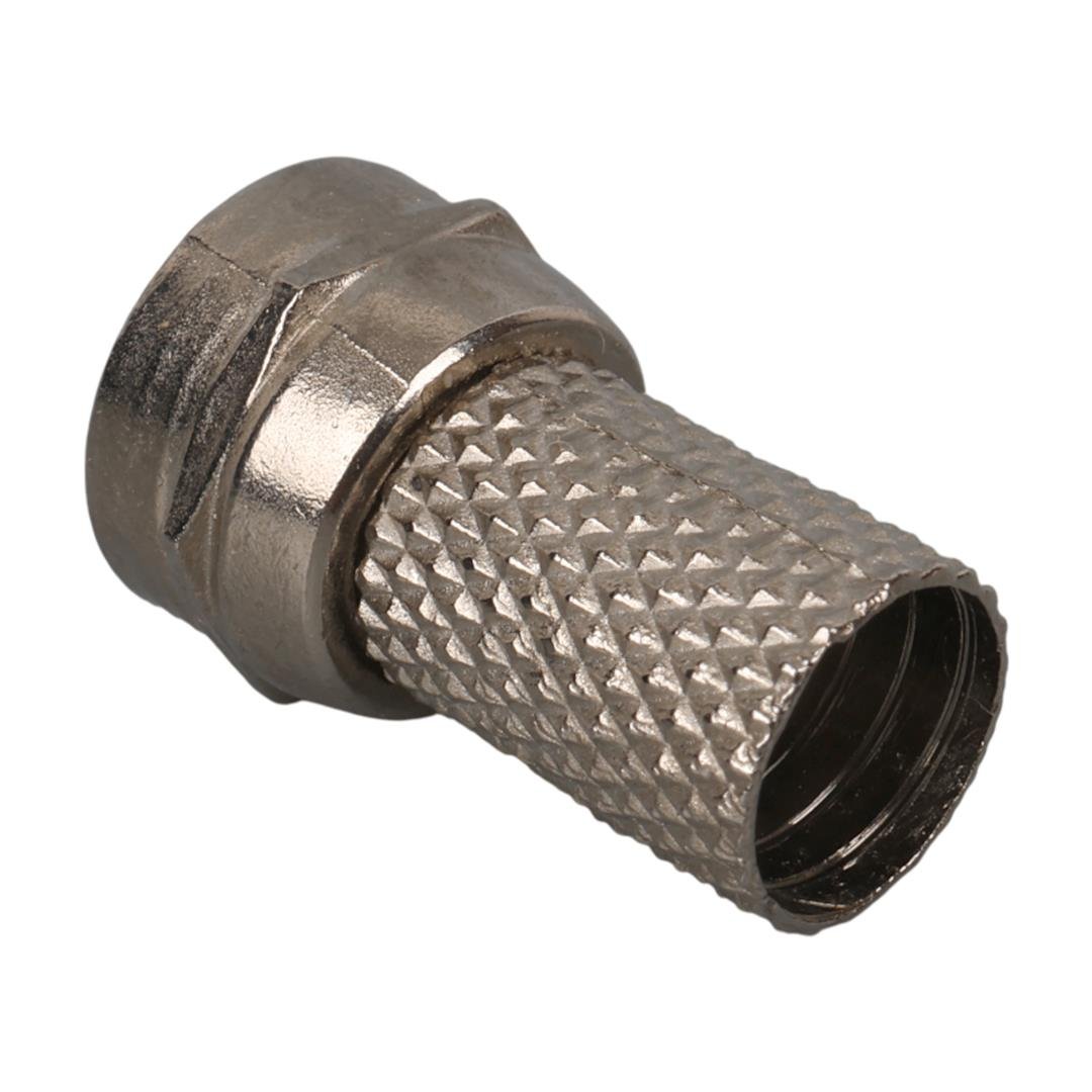 F Konnektör RG6-U4 18MM Geniş (100 Adet)-UJ-2005 Fiyatı - Merter Elektronik