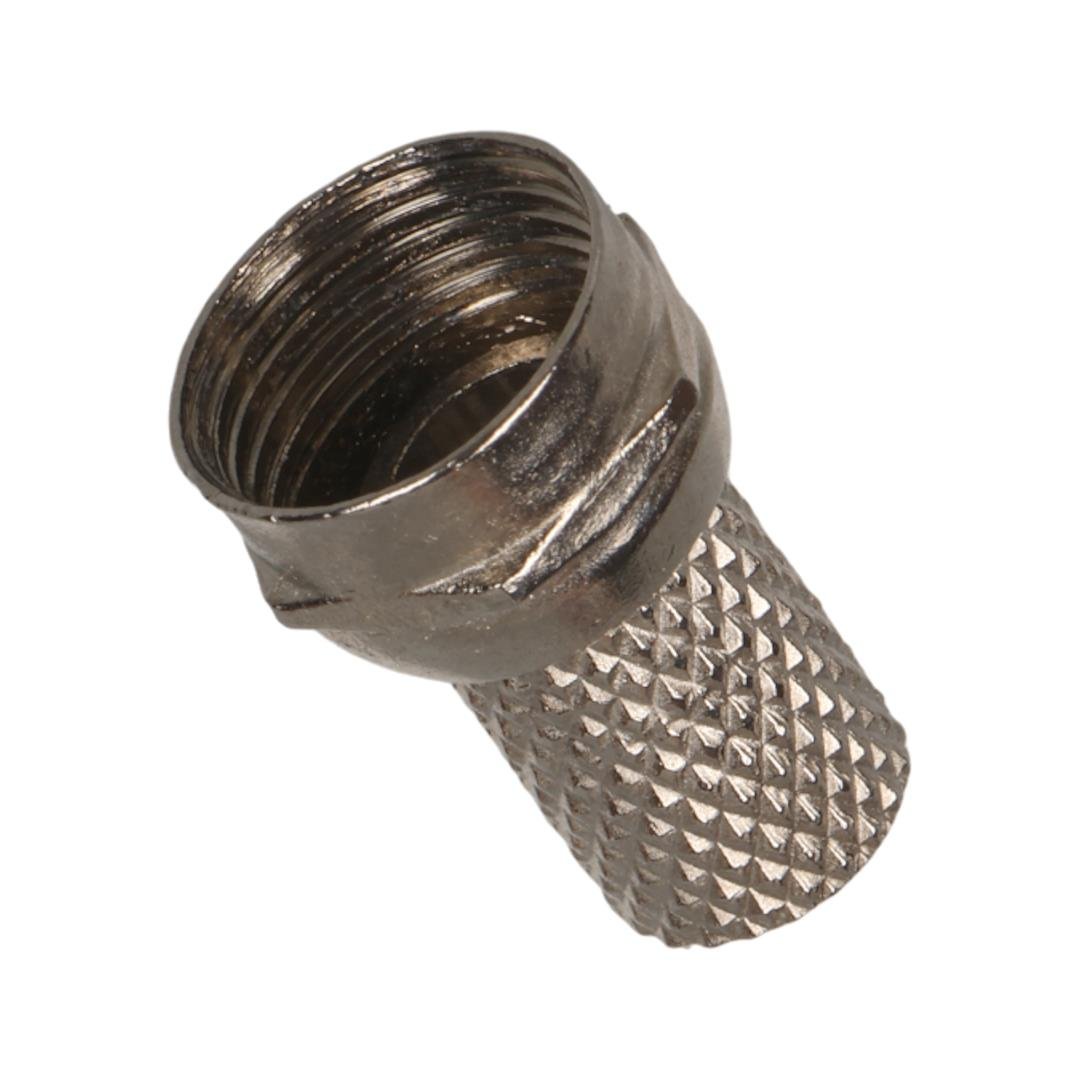 F Konnektör RG6-U4 18MM Geniş (100 Adet)-UJ-2005 Fiyatı - Merter Elektronik