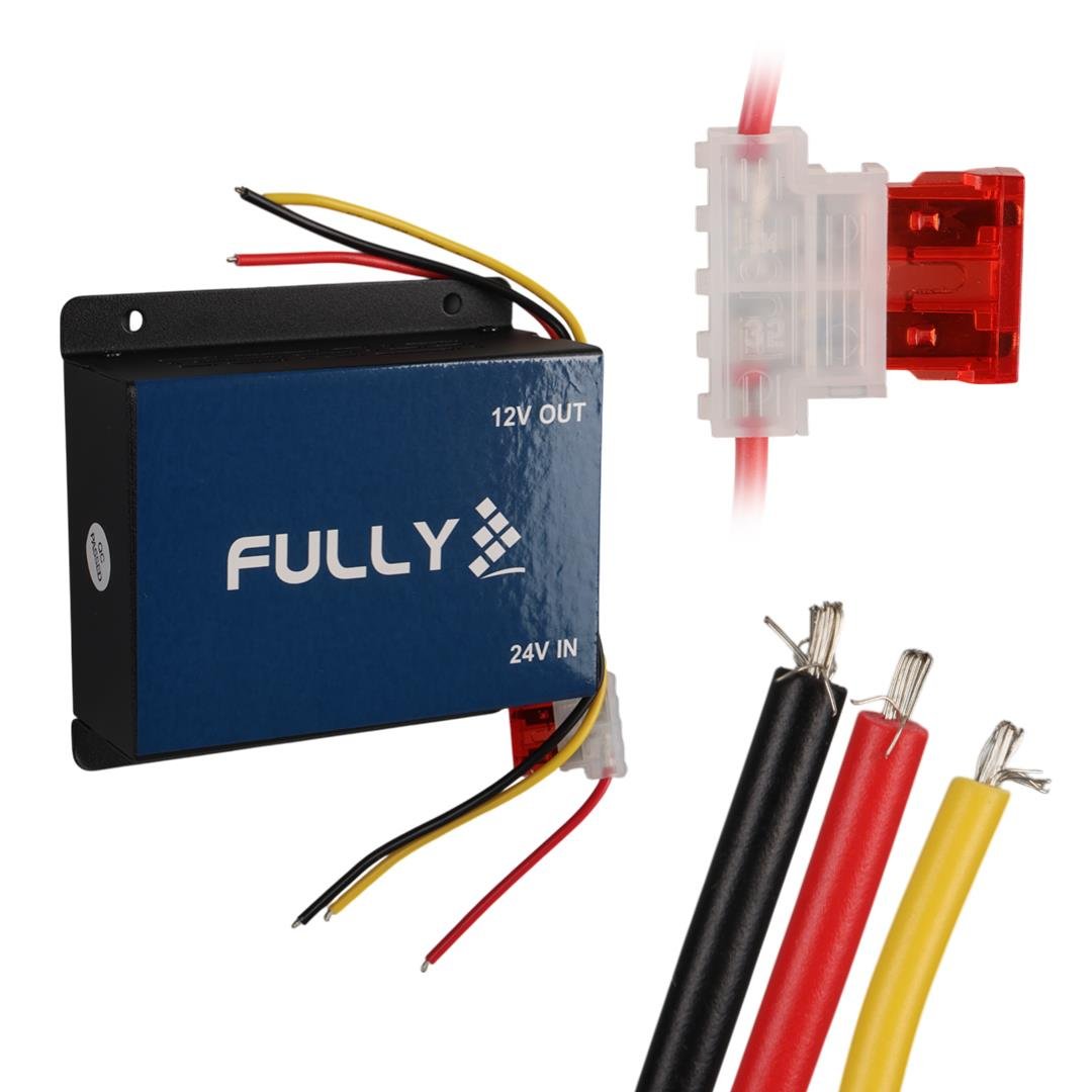 FULLY 2412  24V DC / 12V DC 30 AMPER OTO KONVERTÖR Fiyatı - Merter Elektronik