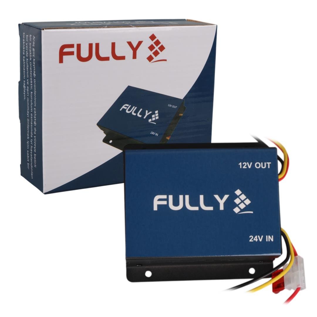 FULLY 2412  24V DC / 12V DC 30 AMPER OTO KONVERTÖR Fiyatı - Merter Elektronik