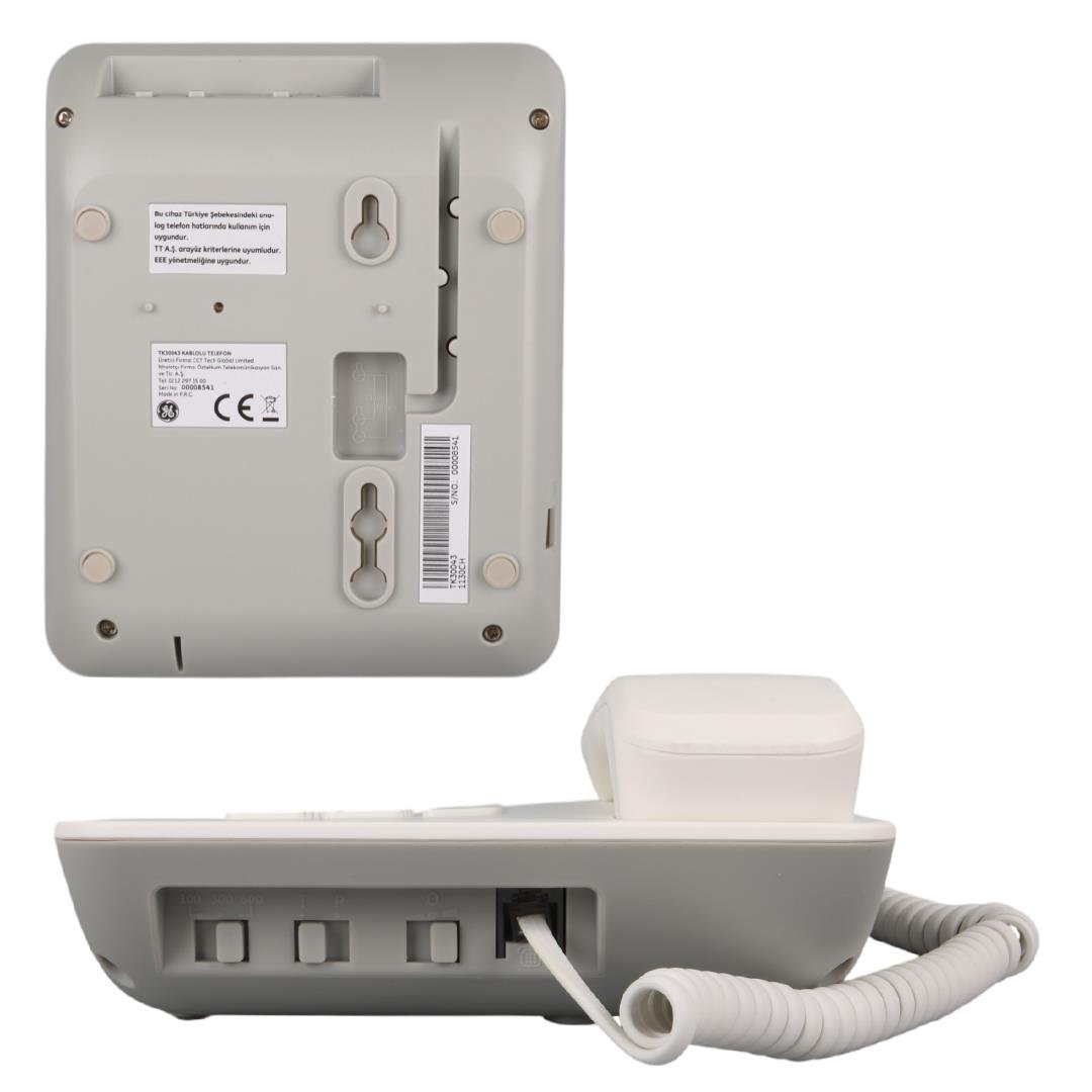 GENERAL ELECTRIC TK-30043 EKRANSIZ SİYAH MASAÜSTÜ TELEFON Fiyatı - Merter Elektronik