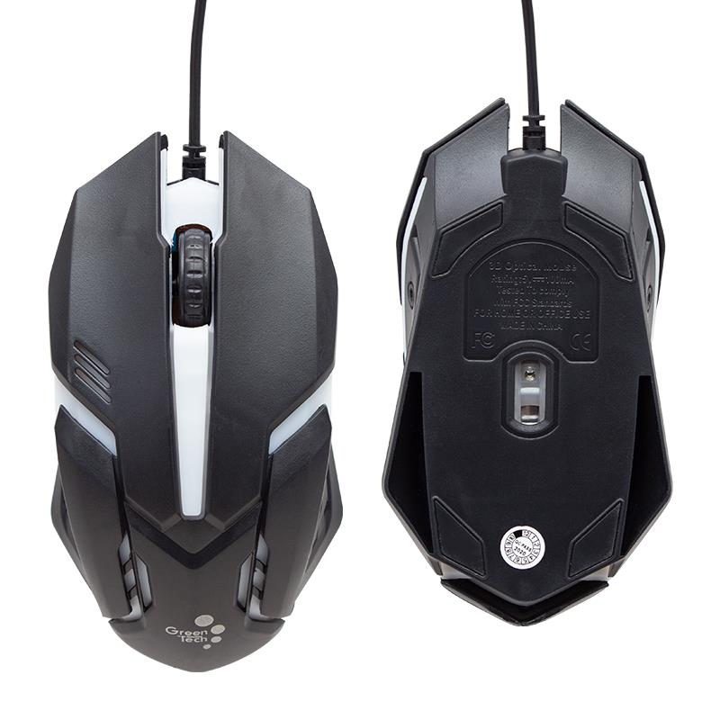 GREENTECH GM-001 4 RENKLİ KABLOLU GAMING MOUSE * HELLO HL-5774