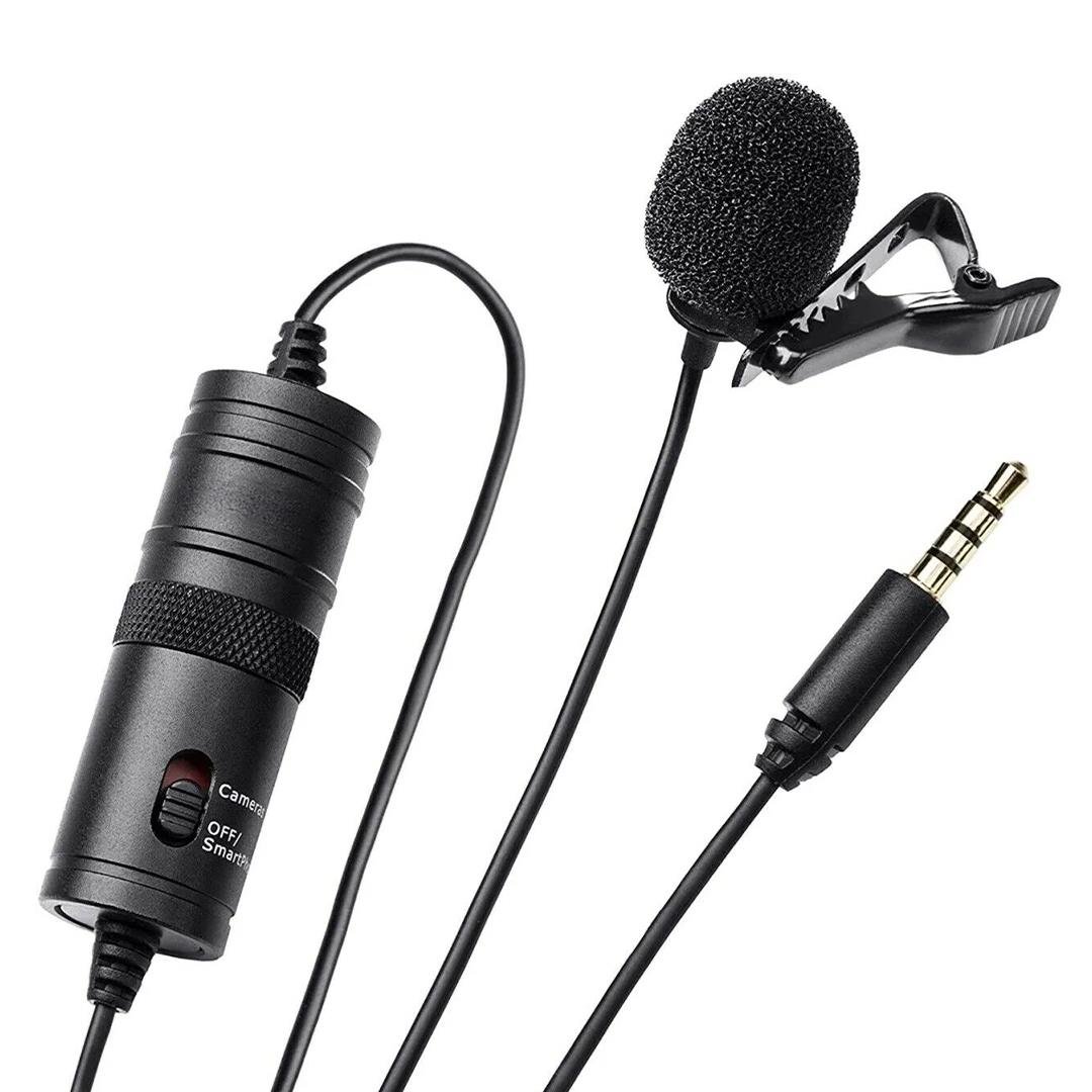 HAIKI HK-401 PROFESYONEL YOUTUBER YAKA MİKROFONU (6 METRE KABLOLU)