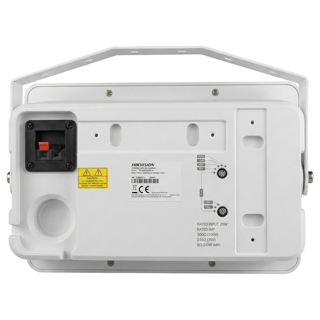 HIKVISION DS-QAE0120G1R 20 WATT BEYAZ ANALOG HOPARLÖR (268.4X180.4X125.12 MM) Fiyatı - Merter Elektronik