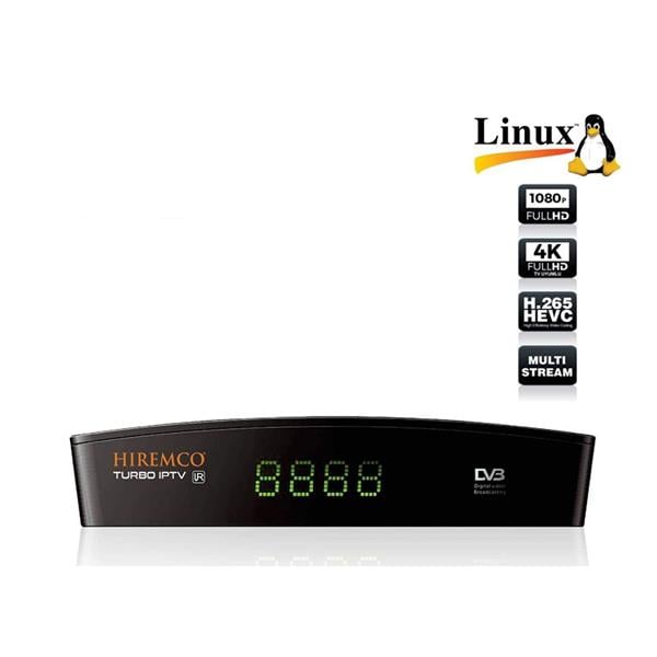 HIREMCO TURBO IP TV ETHERNETLİ LINUX TABANLI FULL HD MİNİ UYDU ALICISI