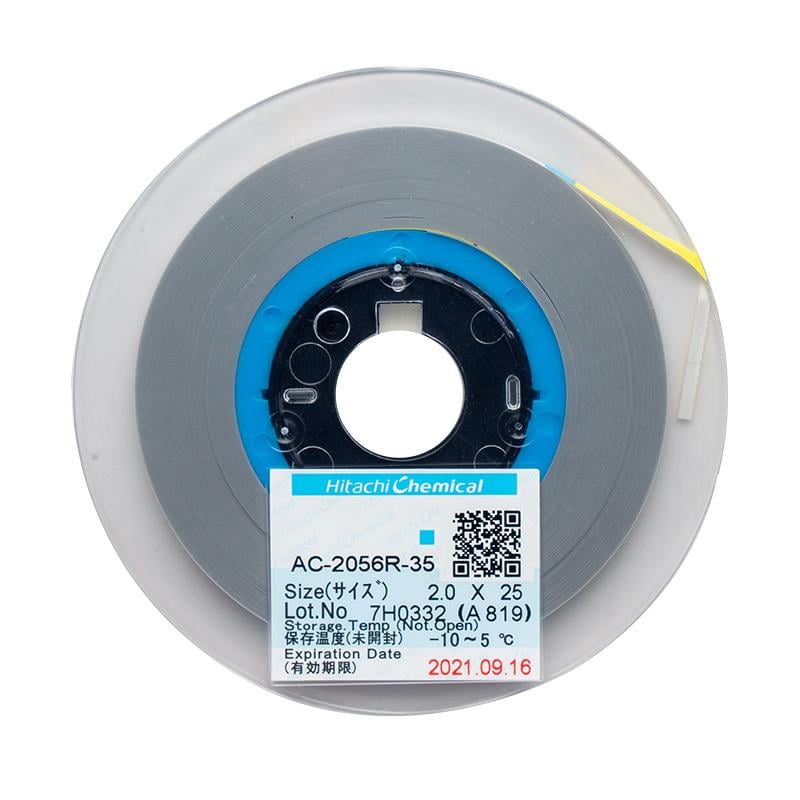 HITACHI AC-2056R-35 2.0X25MM ACF BANT ANISOTROPIC 25 METRE İLETKEN FİLM (PCB İÇİN DOKUNMATİK BANT)
