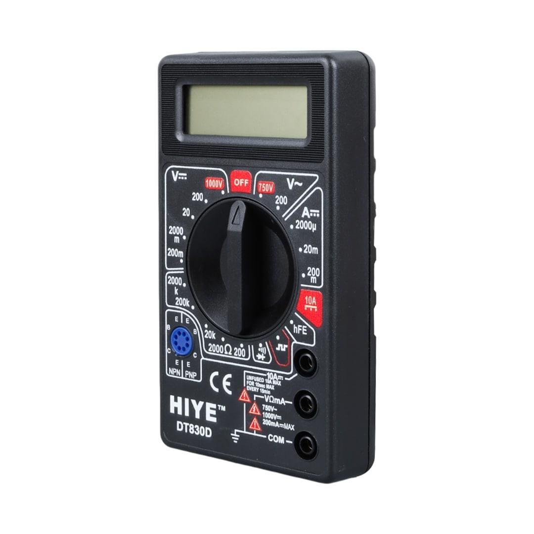 HİYE DT-830D DİJİTAL MULTİMETRE ÖLÇÜ ALETİ - SİYAH KASA