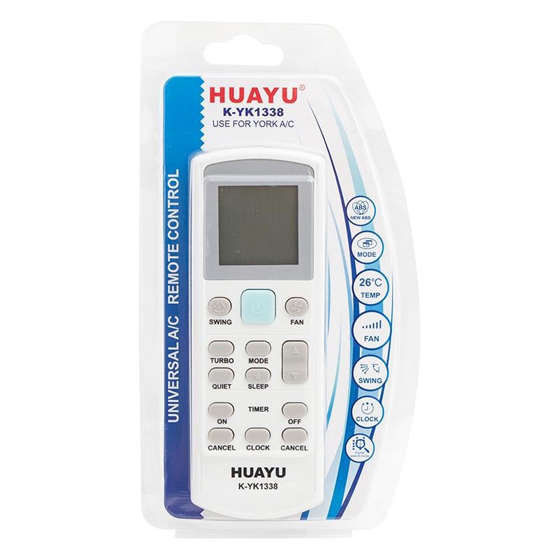 HUAYU KK K-YK1338 YORK UNIVERSAL AKILLI KLİMA KUMANDASI
