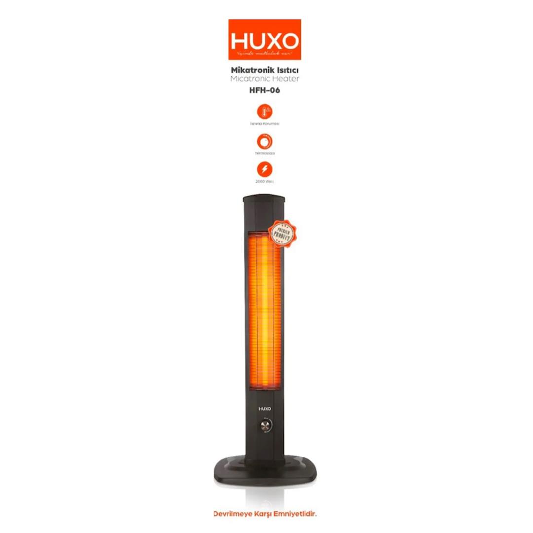 HUXO HFH-06 TERMOSTATLI 2000 WATT MİKATRONİK ISITICI DİK SOBA