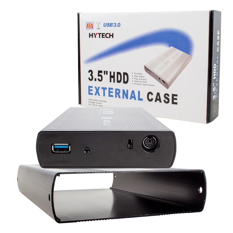 HYTECH HY-HDC33 HARİCİ HDD 3.5 USB 3.0 SATA SİYAH HARDDISK KUTUSU