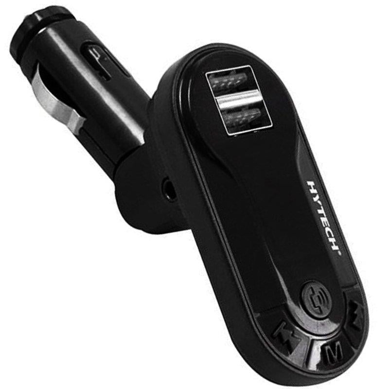 HYTECH HY-XCB25 5 VOLT - 1 AMPER LED EKRANLI USB+TF DESTEKLİ SİYAH BLUETOOTH FM TRANSMITTER
