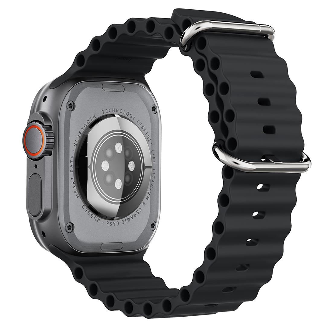 HYTECH W69 WATCH IOS VE ANDROID UYUMLU MACTIVE 2.05 INCH GENİŞ EKRANLI SİYAH AKILLI SAAT