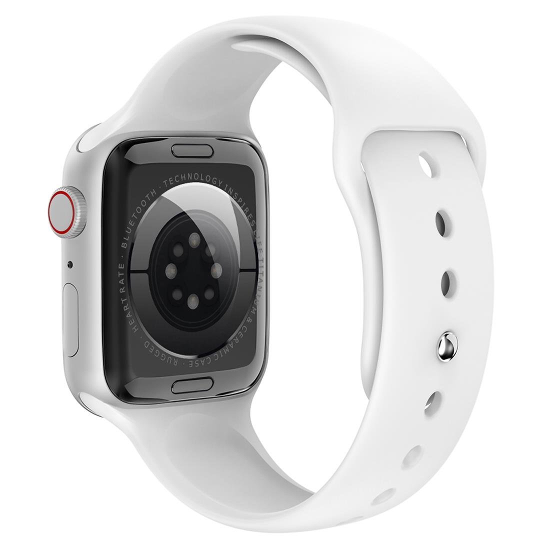 HYTECH W99 WATCH IOS VE ANDROID UYUMLU MACTIVE 2.05 INCH GENİŞ EKRANLI GÜMÜŞ AKILLI SAAT