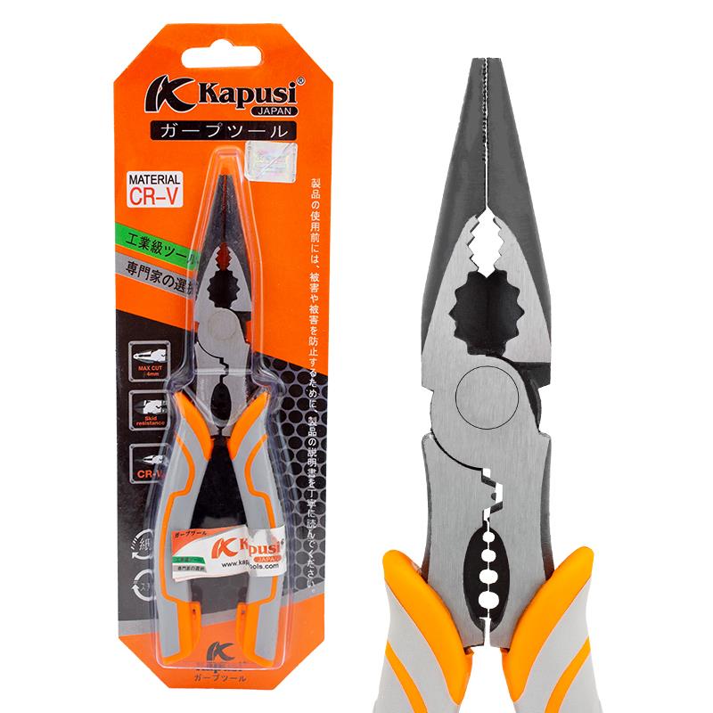 KAPUSI K-8075 8-200MM JAPON KARBON ÇELİK BÜYÜK PENSE-KABLO SIYIRICI