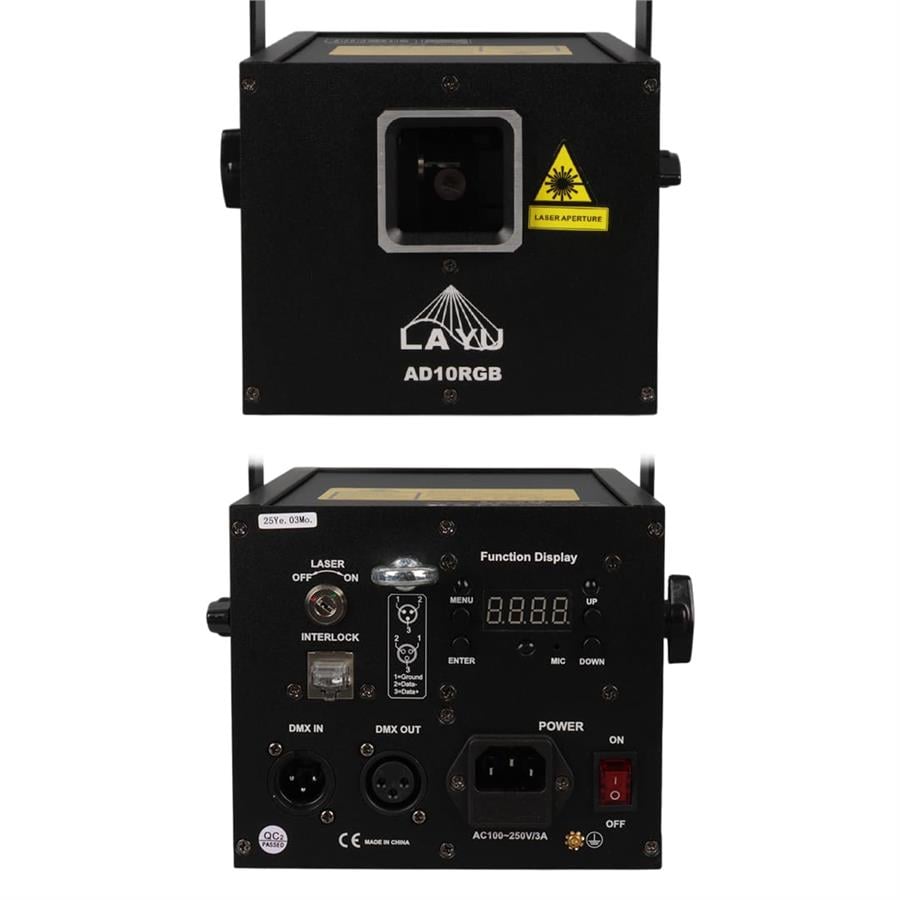 LAYU AD10RGB 1W RGB ANİMASYON LAZER 20KPPS (RJ45 OPSİYONEL) Fiyatı - Merter Elektronik